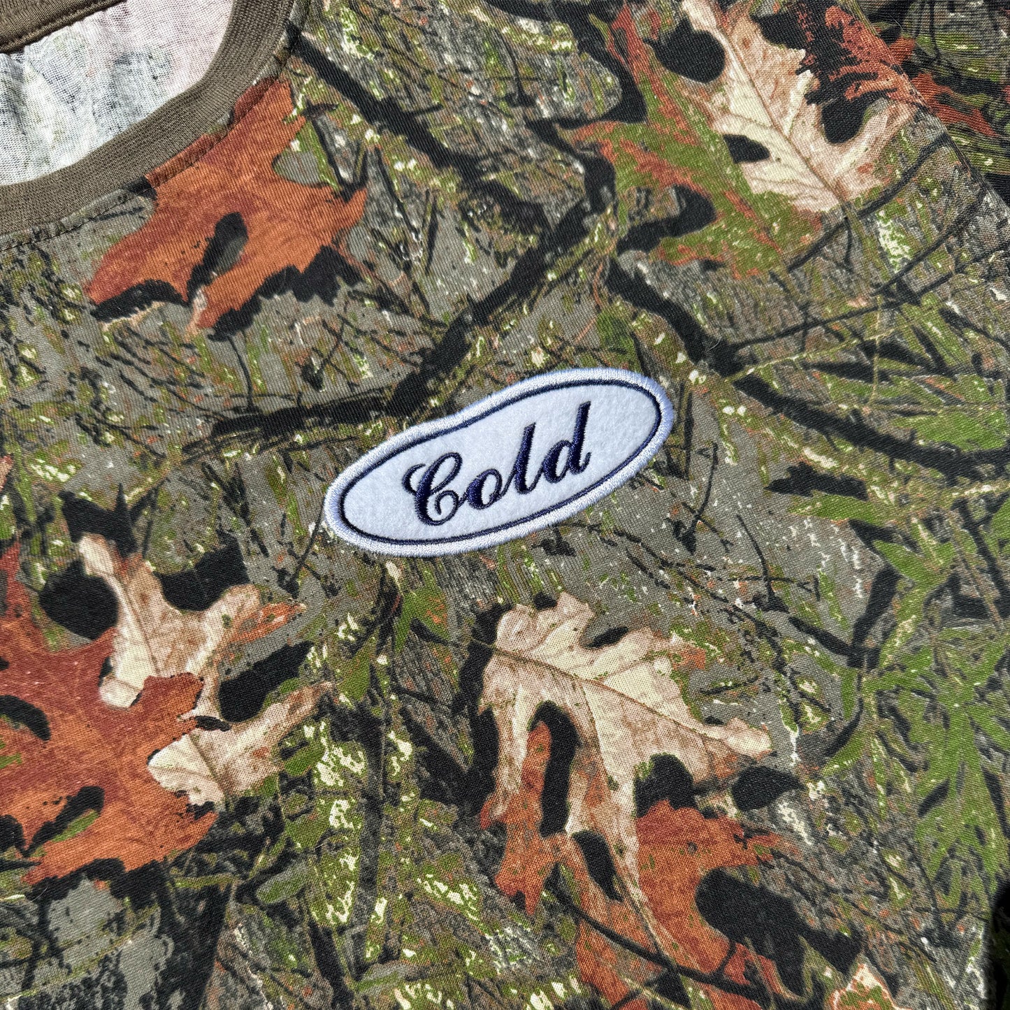 COLD MOTOR CO. Woodland Camo T Shirt
