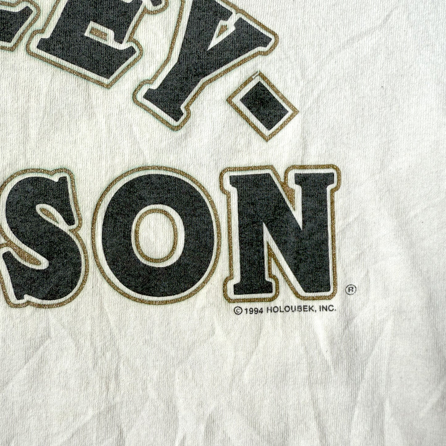 Vintage 1994 Harley Davidson T Shirt - Off White/Black