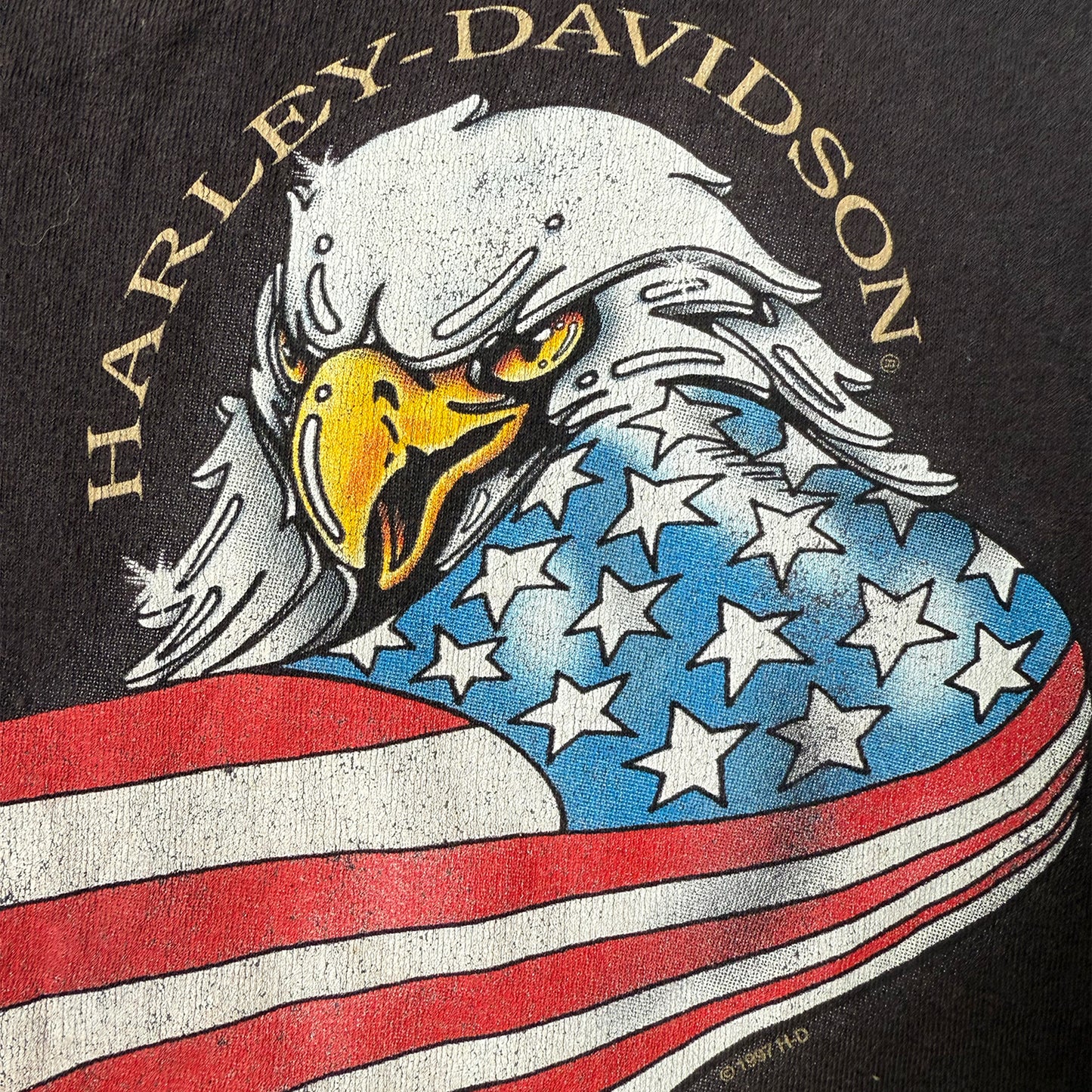 Vintage 1997 Harley Davidson Vest - Black