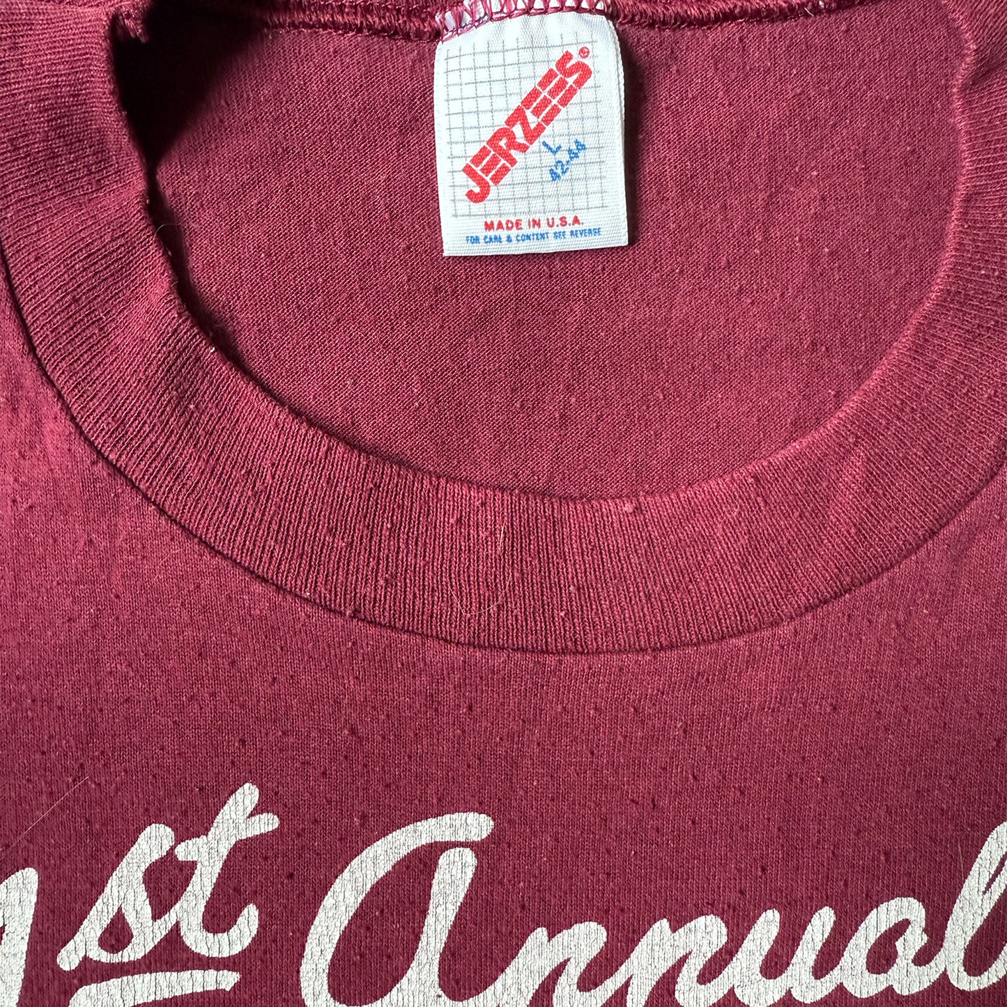 Vintage 1991 Sturgis Black Hills Rally T Shirt - Burgundy