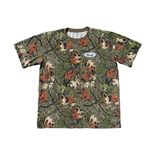COLD MOTOR CO. Woodland Camo T Shirt