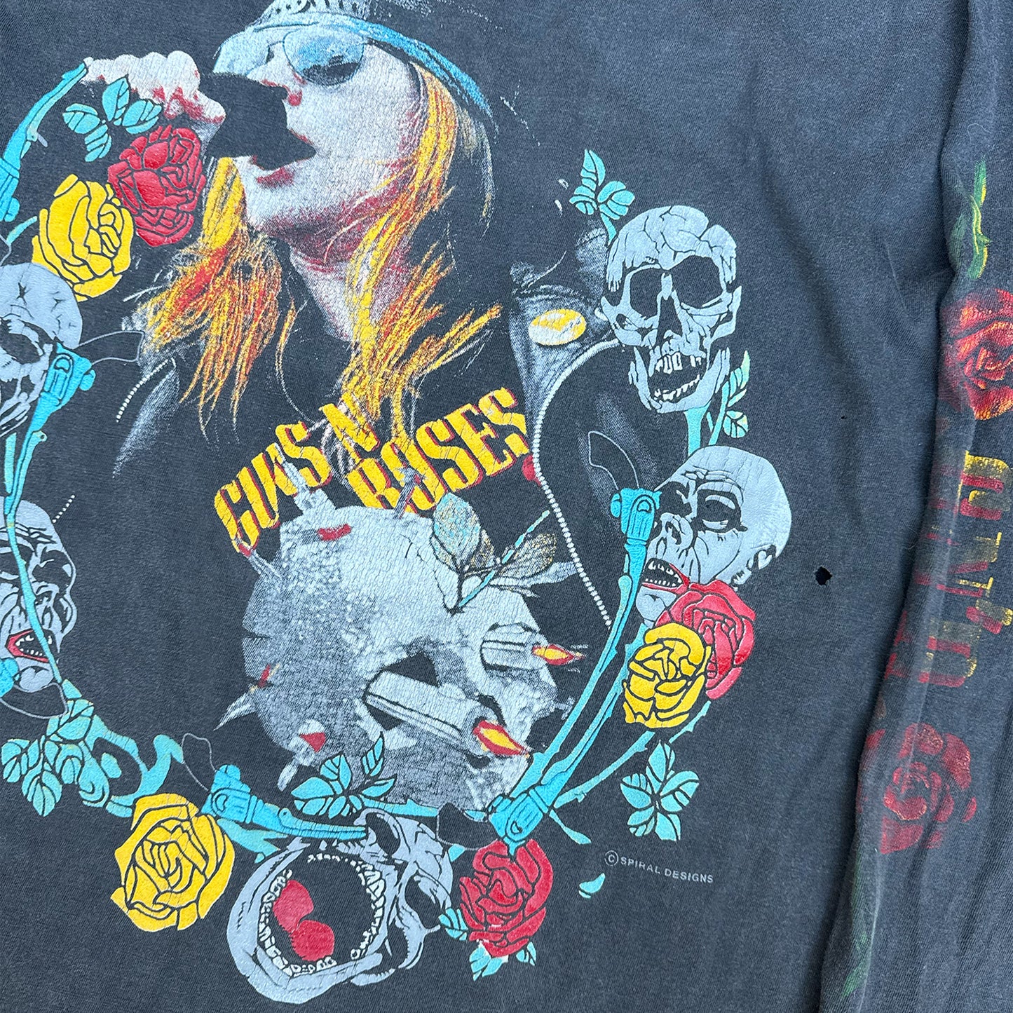 Vintage 1980s Guns N Roses Long Sleeve T Shirt