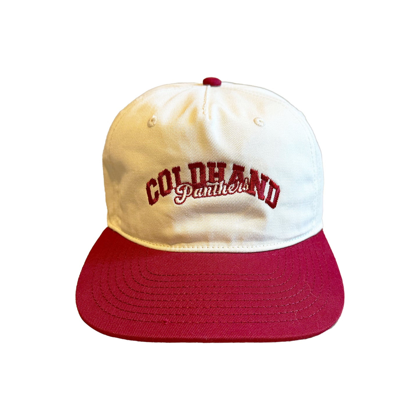Panthers Cap - Red/Cream