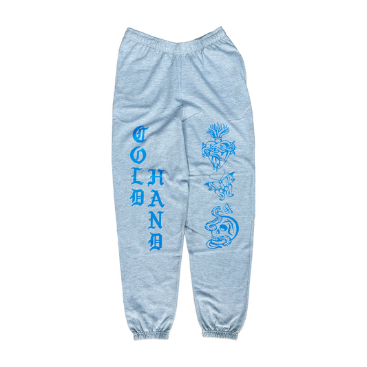 Trad Sweatpants - Grey/Blue